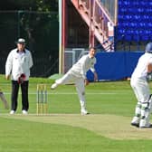 Gosport Borough bowler Dale Paternotte was among the wickets against Southampton Travellers. Picture: Sarah Standing
