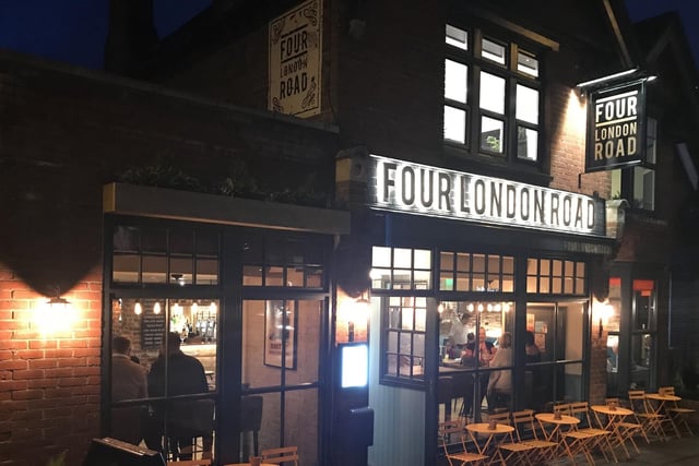 Four London Road in Horndean is one of the trendiest venue in Hampshire, according to OpenTable. It specialises in stone baked pizzas and offers a variety of small plates.