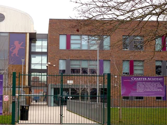 Ark Charter Academy School has a Progress 8 score of -0.32 which is described as well below average and 35.3 per cent of students achieved a grade 5 or above in English and Maths in their GCSE exams in 2024.