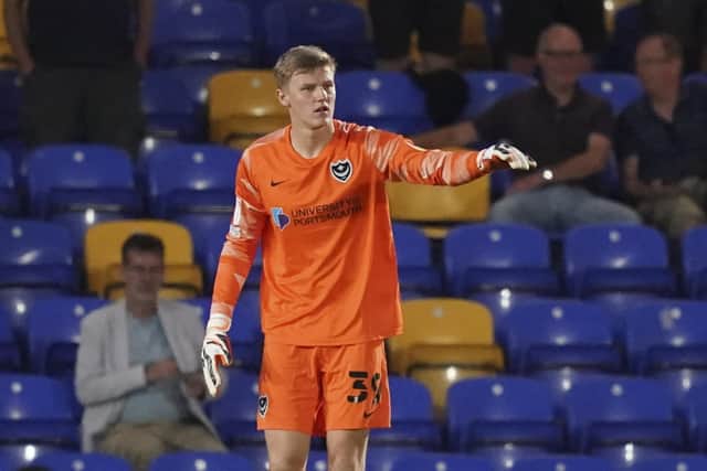 Jake Eastwood was handed a one-game cameo for Pompey last season after arriving on an emergency loan. Picture: Jason Brown/ProSportsImages