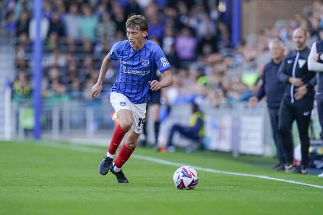Jacob Farrell is on track to return for the start of pre-season after an injury-wrecked maiden campaign with Pompey. Picture: Jason Brown/ProSportsImages