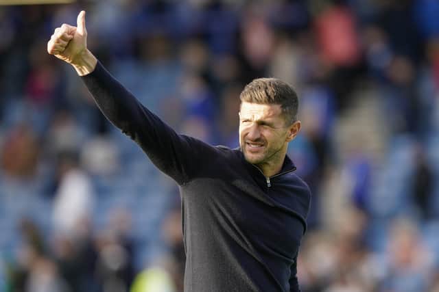 Pompey head coach John Mousinho. Pic: Jason Brown.