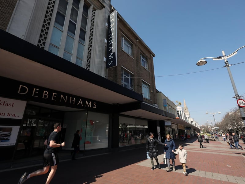 Debenhams, on Palmerston Road, also shut its doors in 2020.