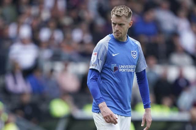 Joe Pigott scored seven goals for Pompey in 2022-23. Picture: Jason Brown/ProSportsImages