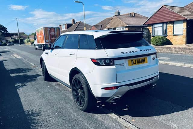DJ Liam Howes has reported his white Range Rover as stolen - with thieves ransacking his partner's car and making off with Christmas gifts worth more than £600.