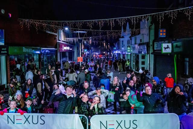Christmas light switch on at Cosham returns. Picture: Habibur Rahman