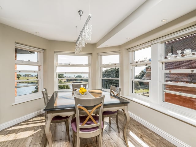 This four-bedroom apartment on St Helens Parade, Southsea, is on the market for £1.29m. It is listed by Fine and Country.