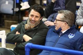Pompey boss Danny Cowley and CEO Andy Cullen face a busy transfer window.
Picture: Stuart Martin (220421-7042)