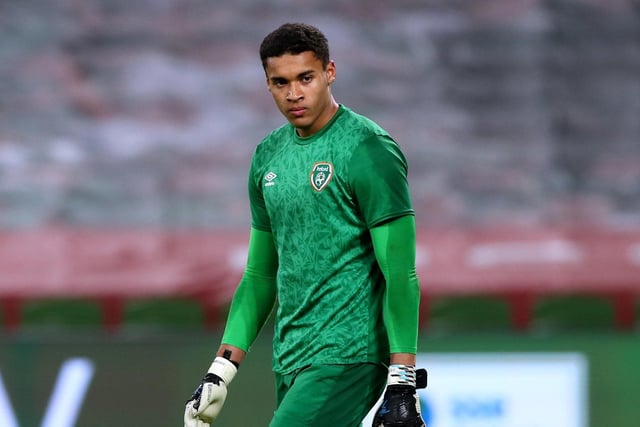 Gavin Bazunu could join his Republic of Ireland team-mate Ronan Curtis at Pompey training today. Picture: Brian Lawless/PA Wire.