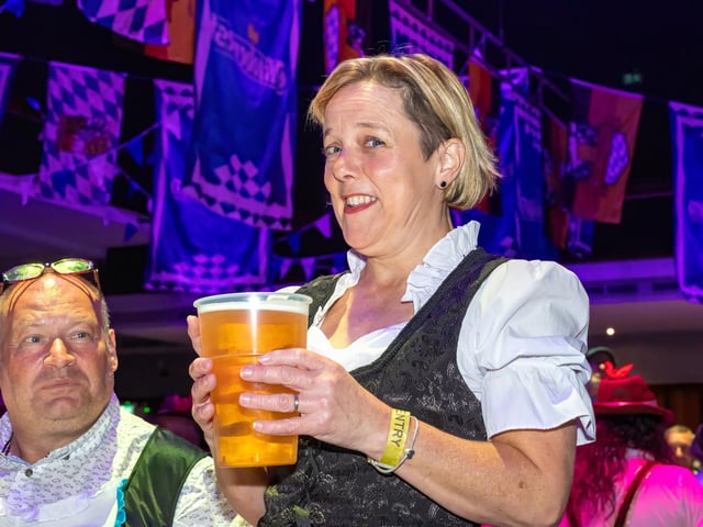 Portsmouth Guildhall played host to this years Oktoberfest event, with hundreds of guests over two sessions and German themed live music.Pictured - Oktoberfest guests enjoying the atmosphere and live musicPhotos by Alex Shute