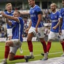 John Mousinho believes Pompey are demonstrating they are no longer relying on Colby Bishop to provide the goals. Picture: Jason Brown/ProSportsImages