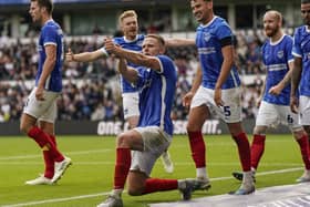 John Mousinho believes Pompey are demonstrating they are no longer relying on Colby Bishop to provide the goals. Picture: Jason Brown/ProSportsImages