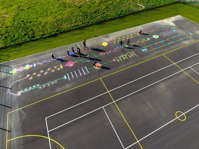 The Active Trail playground.