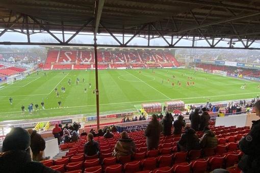 archie@pfc_archie: Swindon vs Morcambe