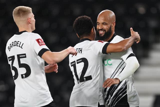David McGoldrick scored 25 goals in all competitions for Derby last season Picture: Nathan Stirk/Getty Images