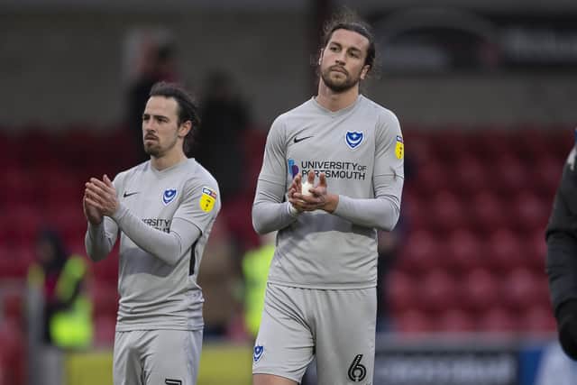 Pompey slipped to an eighth away defeat in 16 League One matches on Saturday. Picture: Daniel Chesterton/phcimages.com