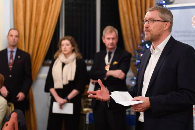 Pictured is: Mark Waldron, editor of the Portsmouth News.
Picture: Keith Woodland (041221-20)