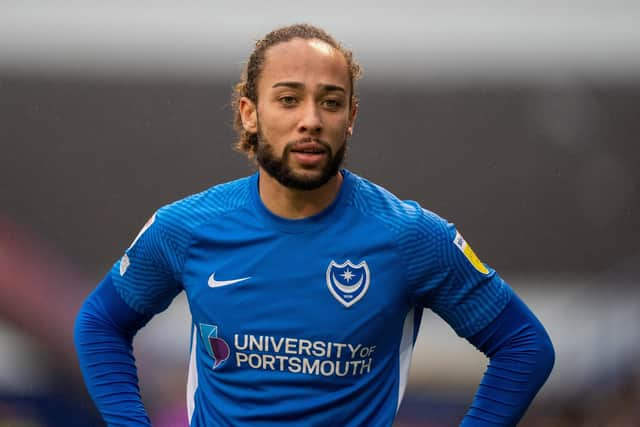 Gaffer For A Day Lee Cullen chose Marcus Harness as Pompey's star man in the 1-1 draw at Bolton. Picture: Stephen Flynn/ProSportsImages