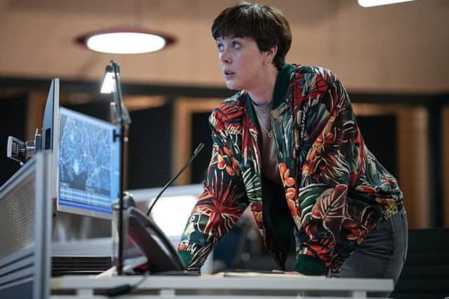 Alexandra Roach plays cyber-security boss Abby Aysgarth in the new BBC drama Nightsleeper (Picture: BBC/Euston Films/Thomas Wood)