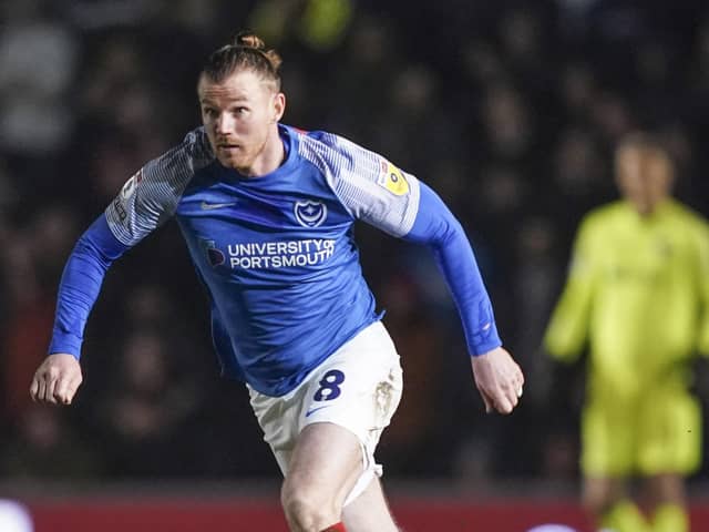Ryan Tunnicliffe admits when younger he would have 'thrown in the towel' - now he's impressing in Pompey's midfield. Picture: Jason Brown/ProSportsImages
