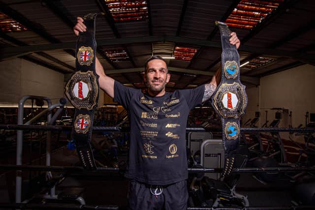 Mickey Parker keeps a tight hold of his BKB world and British cruiserweight belts Picture: Habibur Rahman