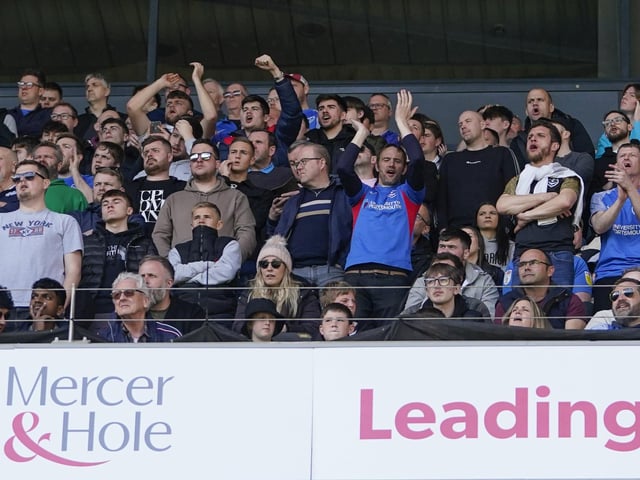 Pompey were accompanied by 4,000-plus fans for their latest trip to Stadium MK