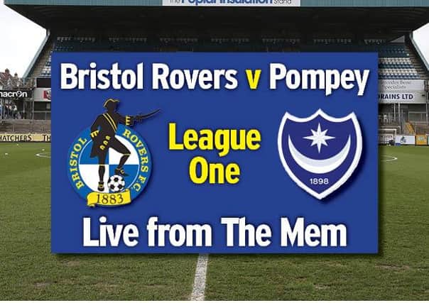 Pompey travel to Bristol Rovers tonight in League One
