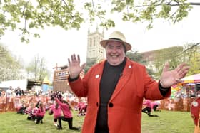 St Mary's vicar Father Bob White welcomed visitors to the Community May Fayre which he said had something for everyone to enjoy.

Picture: Sarah Standing