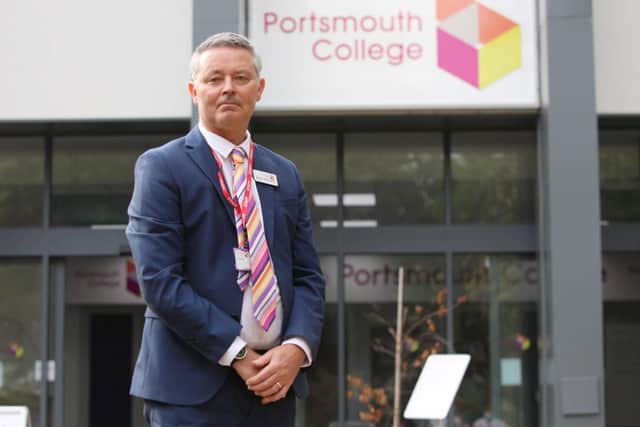 Simon Barrable, principal of Portsmouth College. Picture: Habibur Rahman