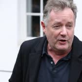 Piers Morgan speaks to reporters outside his home in Kensington, central London, the morning after it was announced by broadcaster ITV that he was leaving as a host of Good Morning Britain. Photo: Jonathan Brady/PA Wire