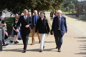 Her Royal Highness The Princess Royal visited the unique D-Day survivor LCT 7074 at the D-Day Story in Southsea, on Thursday, April 21.

Picture: Sarah Standing (210422-4820)