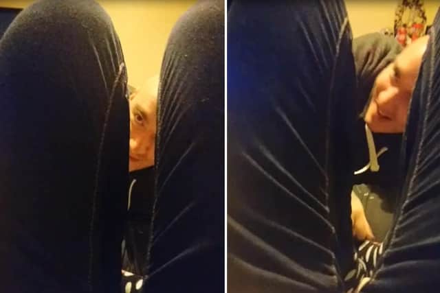 Snapchat video shown at Winchester Crown Court of Shane Mays tickling 16-year-old Louise Smith.