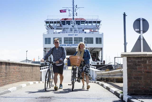 The Isle of Wight is easily reached with Wightlink