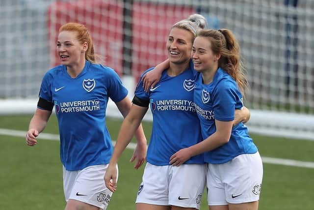 Pompey Women's league season has been curtailed. Picture by Dave Haines