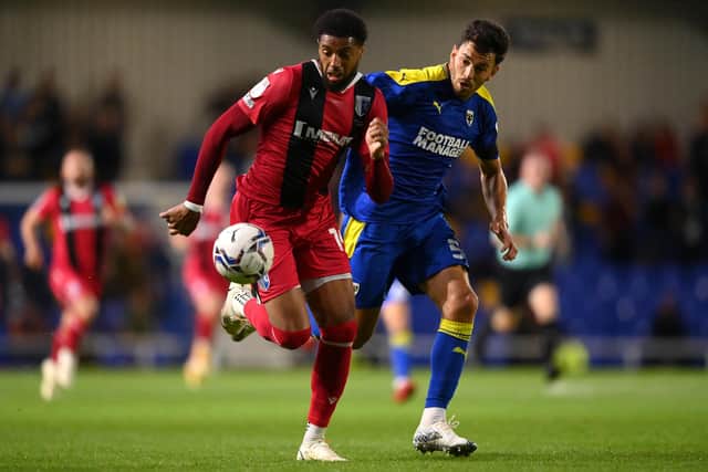 Top scorer Vadaine Oliver is one of the many players sidelined for Gillingham. Picture: Justin Setterfield/Getty Images.