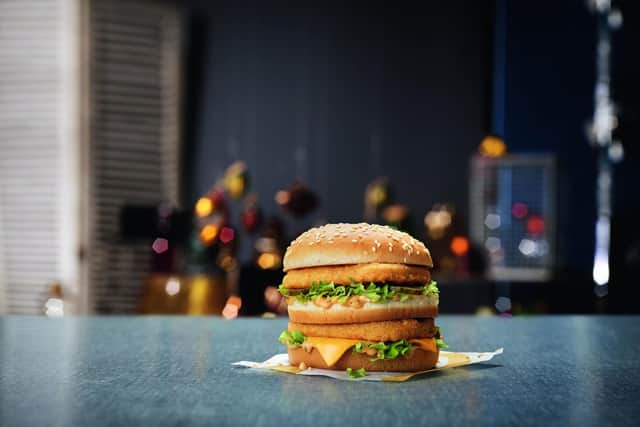 Chicken Big Mac. Picture: McDonald's/PA Wire
