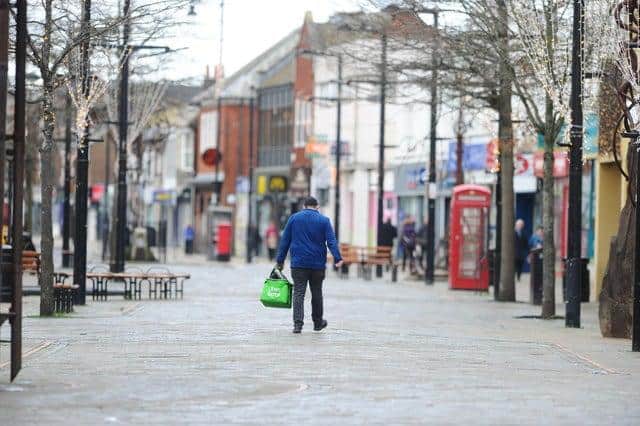 Fareham has seen a steep rise in cases of Covid-19. Picture: Sarah Standing (261220-9963)
