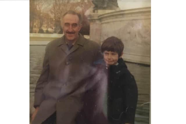 Ronald Fawcett and his son David Fawcett. Picture: David Fawcett