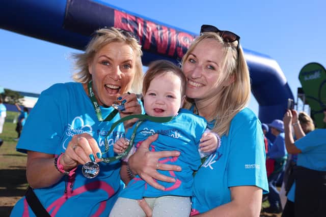 Hundreds of fundraisers took part in the Memory Walk to support loved ones and their carers.