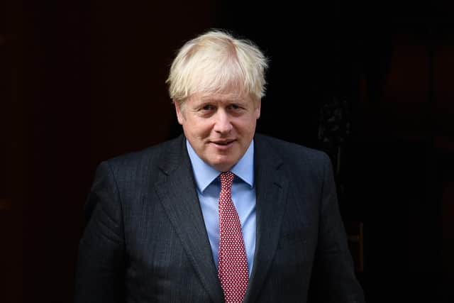 British Prime Minister Boris Johnson leaves Downing Street heading to 1922 committee meeting on September 21, 2020 in London, England. (Photo by Leon Neal/Getty Images)