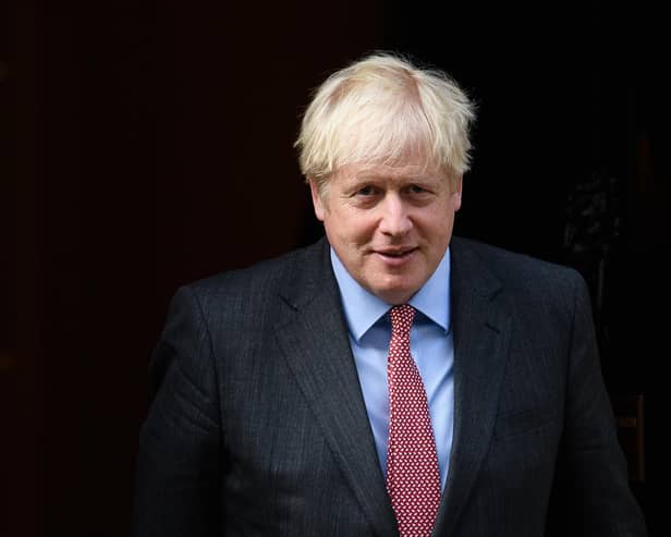 British Prime Minister Boris Johnson leaves Downing Street heading to 1922 committee meeting on September 21, 2020 in London, England. (Photo by Leon Neal/Getty Images)