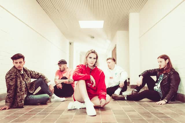 Fickle Friends back in 2018 when still a five-piece. Photo by Daniel Harris
