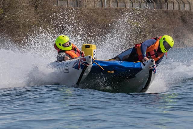 Some of the action at a day of racing at Team Endeavour's open day at Horsea Lake in Port Solent on April 8, 2023. Picture: Whendie Backwell.