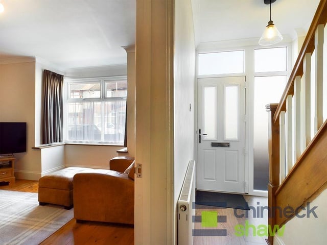 This three-bedroom terraced house in Baffins is on the market for £350,000. It is listed by Chinneck Shaw.