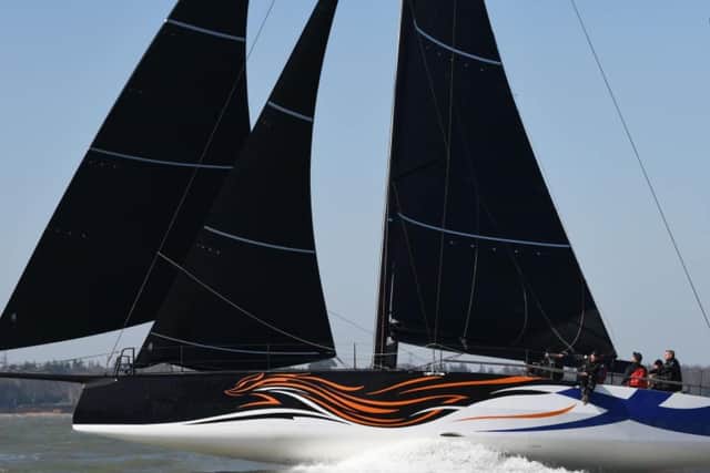 Pioneering Gosport racing boat Tulikettu. Pic Tulikettu Racing
