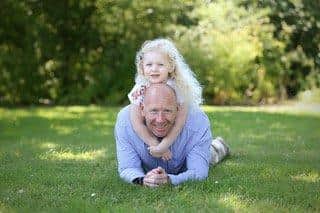 George Turner and his daughter Harriet. Mr Turner, known by many as Topsy, is launching the charity Verity's Gift in memory of his late wife of the same name. Picture: George Turner