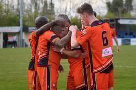 Blakley Fairweather was overcome with emotion after scoring his goal.


Picture: Keith Woodland
