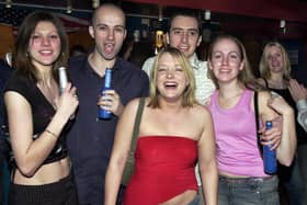 Revellers having a good time at Route 66 nightclub in Guildhall Walk, Portsmouth - (040893-0054)