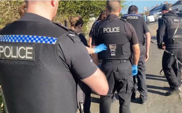 Gosport drugs raid where man arrested