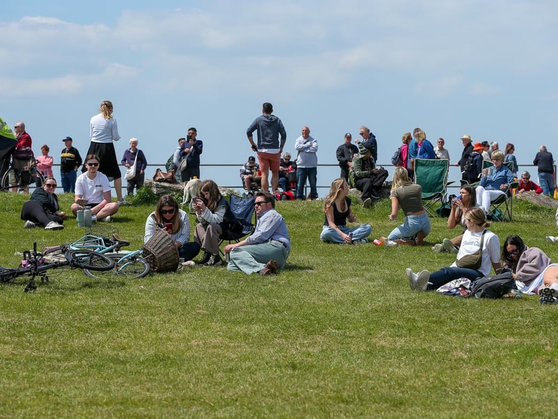 Crowds at the D-Day 80 national commemorative event.Picture: Chris Moorhouse (050624-040)